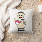 チェスの駒のクイーン(Chess.PNG) クッション (ブランケット)