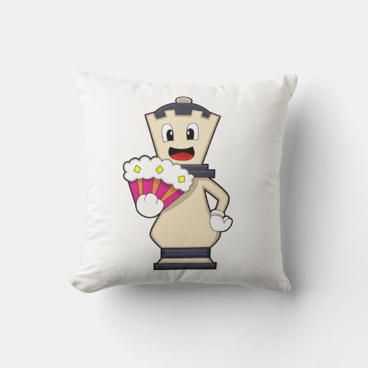 チェスの駒のクイーン(Chess.PNG) クッション (正面)