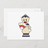 チェスの駒のクイーン(Chess.PNG) ポストカード (正面/裏面)