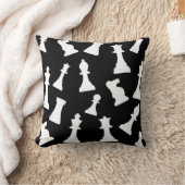 チェスの駒のパターン クッション (ブランケット)