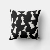 チェスの駒のパターン クッション (裏面)