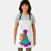 チェスの駒のルークで猫 エプロン (インサイチュ)