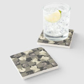 チェスの駒の置き場 ストーンコースター (横)