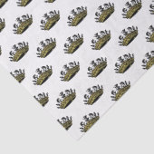 チェスの駒の色付きヴィンテージクラウン 薄葉紙 (詳細)