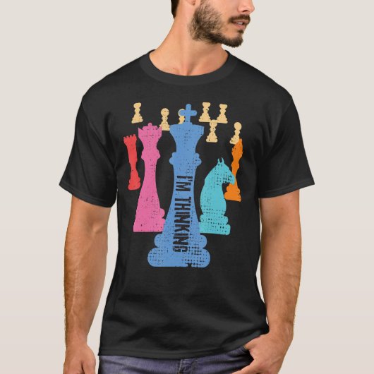 チェスの駒は私考えのグランドマスター Tシャツ (正面)