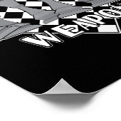チェスの駒ゲーム戦略ギフトチェスのプレーヤー ポスター (角)