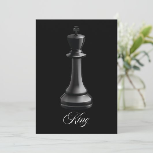 チェスの駒ハロウィーンの衣装を着たチェスの恋人 サンキューカード (スタンド正面)