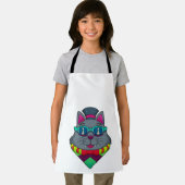 チェスの駒ポーンで猫 エプロン (インサイチュ)
