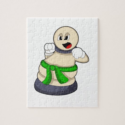 チェスの駒ポーン ジグソーパズル (縦)