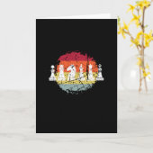 チェスの駒 カード (黄色い花)