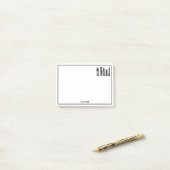 チェスの駒 ビンテージ アート ポストイット (デスク上)