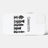 チェスの駒 ビンテージ アート Case-Mate iPhoneケース (裏面 (横))