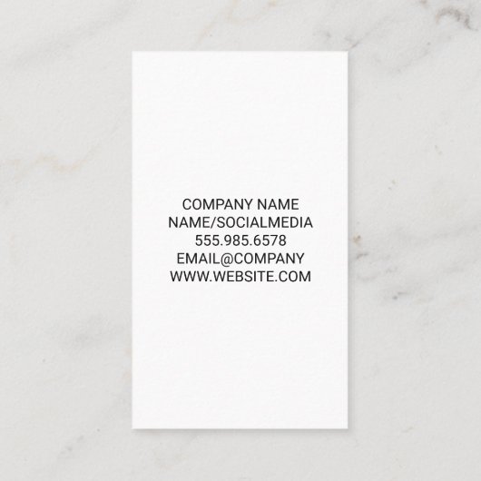 チェスの駒 | ボードゲーム 名刺 (裏面)