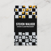 チェスの駒 | ボードゲーム 名刺 (正面)