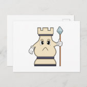 チェスの駒 ルーク チェス.PNG ポストカード (正面/裏面)