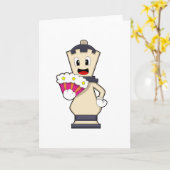 チェスの駒 女王 チェス.png カード (黄色い花)