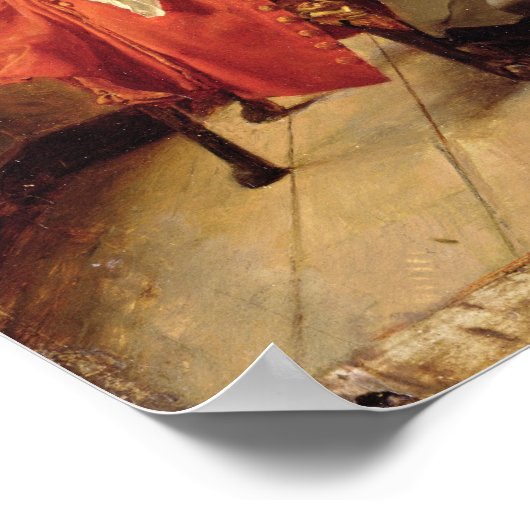 チェスの駒， 1856 ポスター (角)