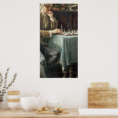 チェスの駒， 1887 ポスター (キッチン)