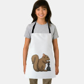 チェスの駒Bishopとのリス エプロン (インサイチュ)