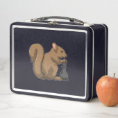 チェスの駒Bishopとのリス メタルランチボックス (インサイチュ)