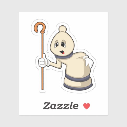 チェスの駒Bishop at Chess シール (シート)