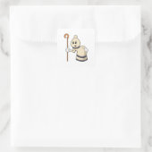 チェスの駒Bishop at Chess スクエアシール (バッグ)