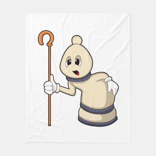 チェスの駒Bishop at Chess フリースブランケット (正面)