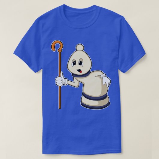 チェスの駒Bishop at Chess Tシャツ (デザイン正面)