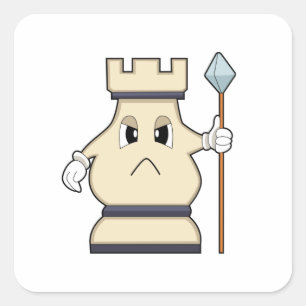 チェスの駒Chess.PNGでルーク スクエアシール