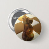 チェスの騎士円形ボタン 缶バッジ (正面&裏面)