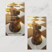 チェスの騎士名刺 名刺 (正面/裏面)