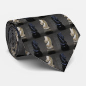 チェスの騎士/馬(2) ネクタイ (ロール)