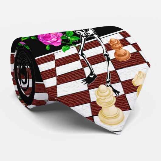 チェスの骨組 ネクタイ (ロール)