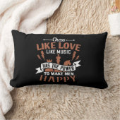 チェスは人を幸せにする力がある ランバークッション (ブランケット)