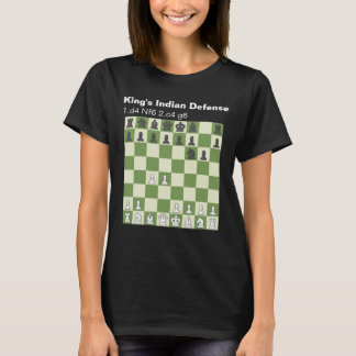 チェスは人生 – キングのインディアン防衛 Tシャツ