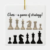 チェスは命のようなもの セラミックオーナメント (裏面)