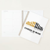 チェスは戦争反射チェスセットのピース プランナー手帳 (ディスプレー)