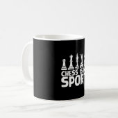 チェスは私のスポーツ コーヒーマグカップ (正面左)