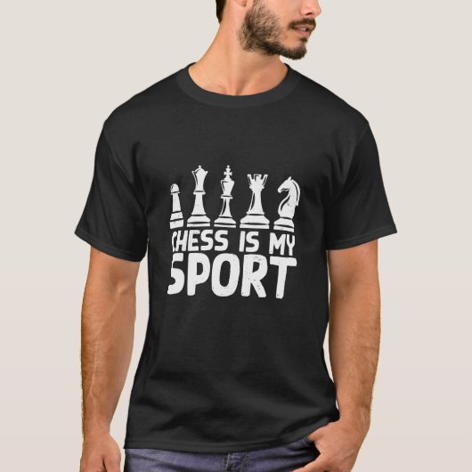 チェスは私のスポーツ Tシャツ (正面)