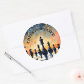 チェスは私の命だ ラウンドシール (封筒)