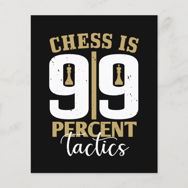 チェスは99%の戦術 (正面)