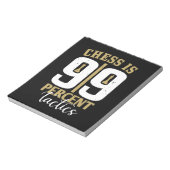 チェスは99%の戦術 ノートパッド (回転)