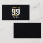 チェスは99%の戦術 名刺 (正面/裏面)