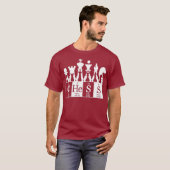チェスは、シーツギフトに周期表要素を設定する Tシャツ (正面フル)
