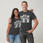 チェスは、シーツギフトに周期表要素を設定する Tシャツ (ユニセックス)