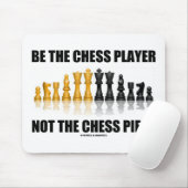 チェスをする人がない駒あって下さい マウスパッド (マウス)