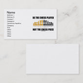 チェスをする人がない駒あって下さい 名刺 (正面/裏面)