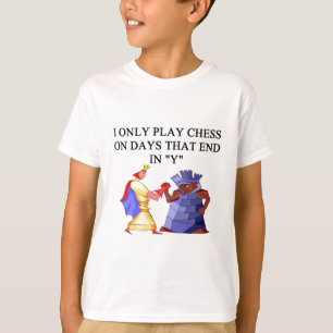チェスをする人 Tシャツ
