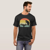 チェスをする猫のグランドマスター Tシャツ (正面フル)