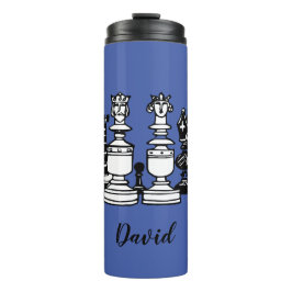 チェスをテーマにしたドリンクパーソナライズされたタンブラー タンブラー